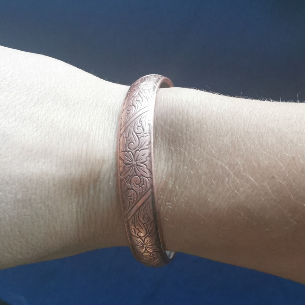 Cooper Flower Bangle - Picture 2 of 4